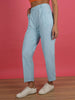 Shop Women Linen Pleated Pant Online.
