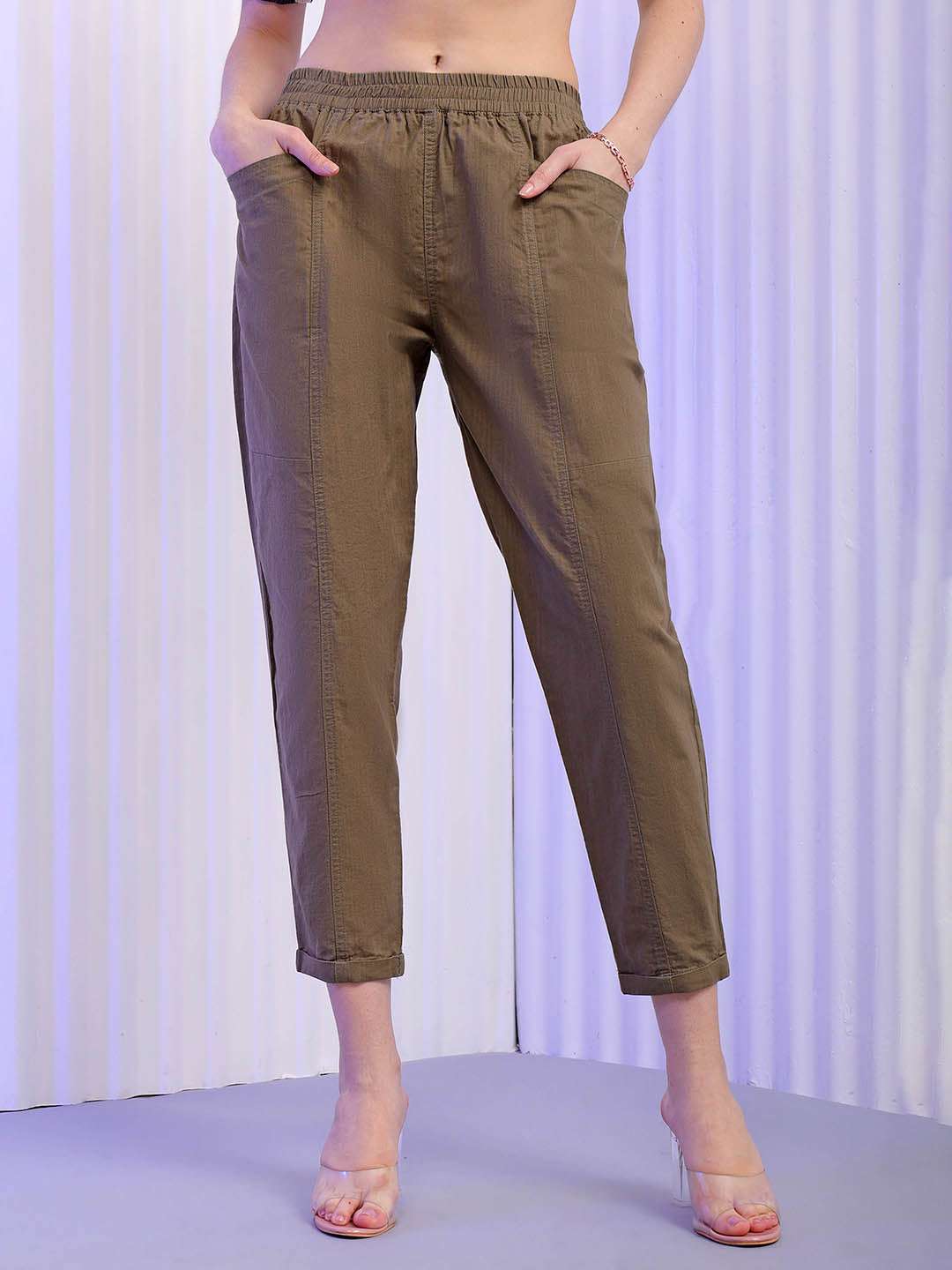 Shop Women Regular Fit Trouser Online.