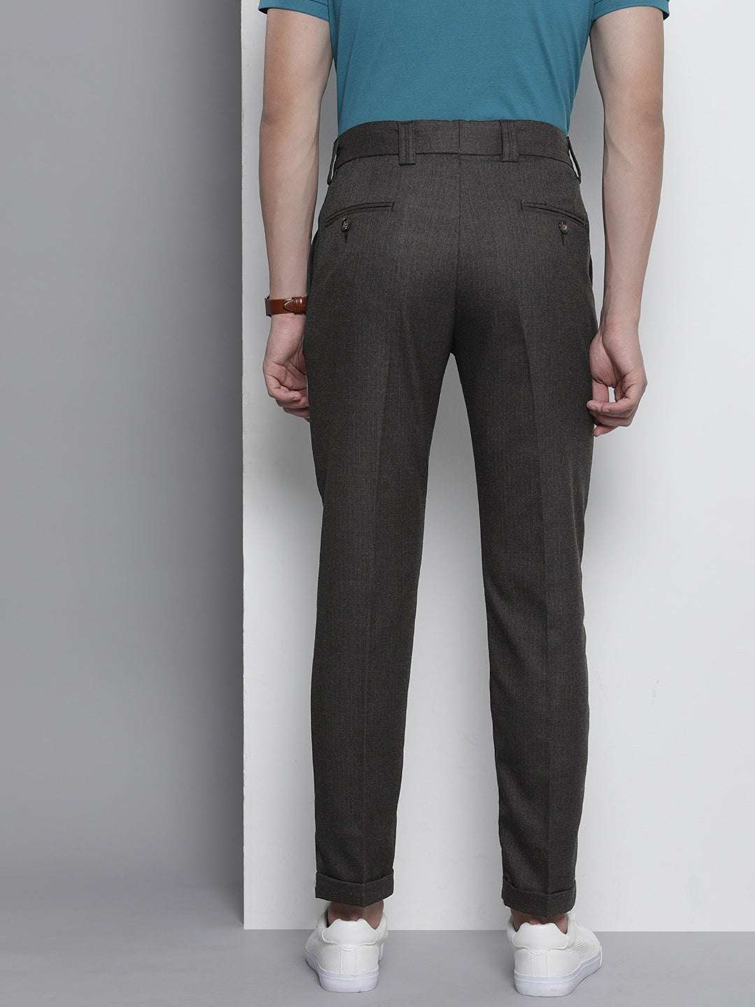 Shop Men Pleated Trouser Online.