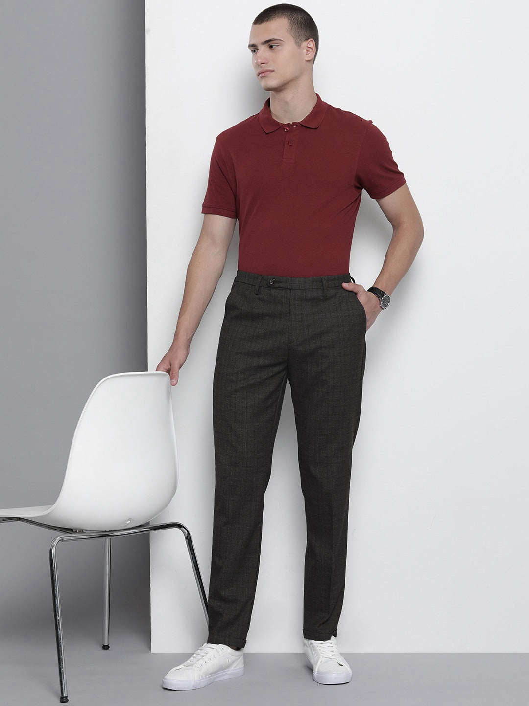 Shop Men Semi-Formal Trouser Online.