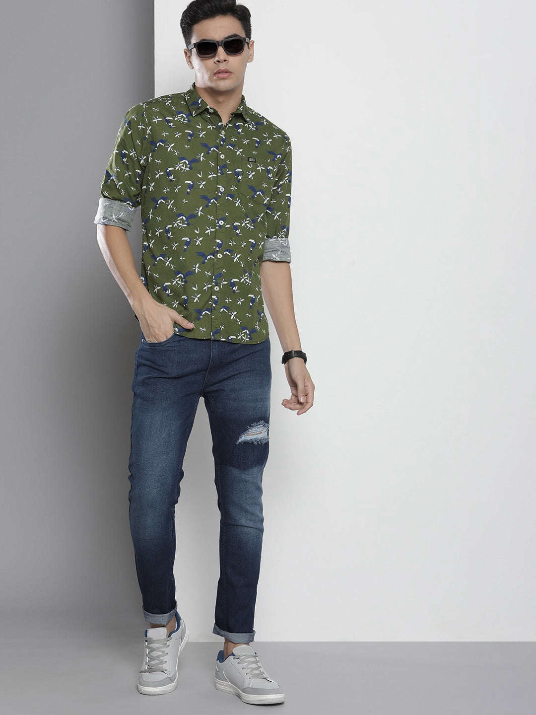 Shop Men Printed Shirt Online.