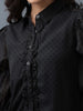 Shop Women Sheer Ruffle Shirt Online.