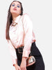 Shop Women Solid Satin Shirt Online.