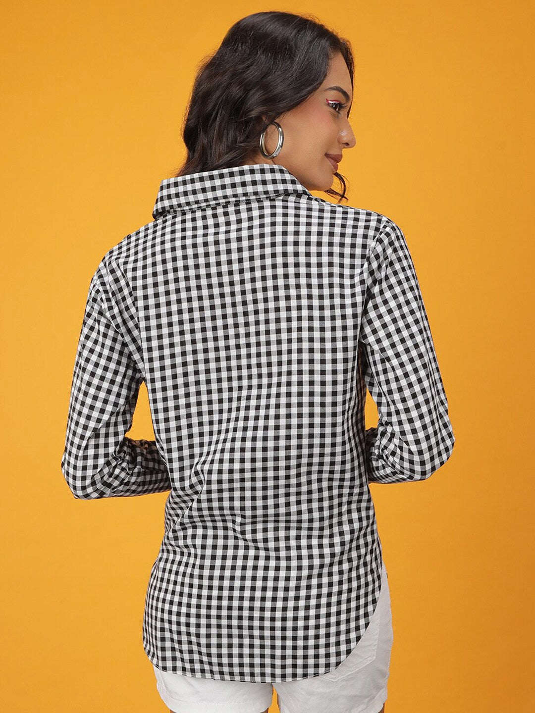 Shop Women Checks Shirt Online.