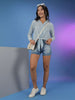 Shop Women Striped Shirt With Front Tie Up Online.