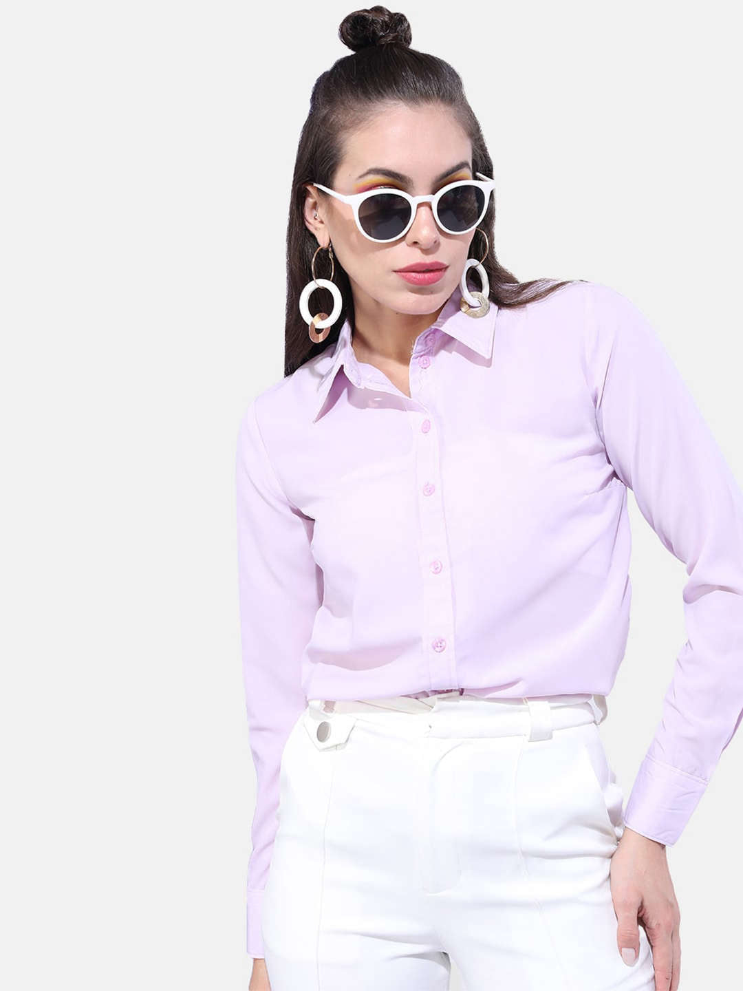 Shop Women Solid Shirt Online.