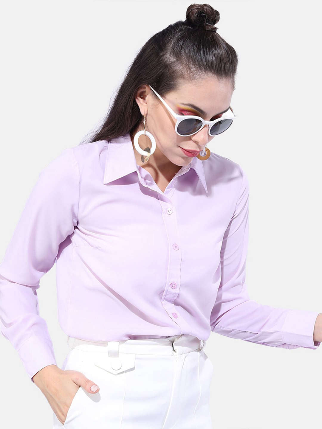 Shop Women Solid Shirt Online.