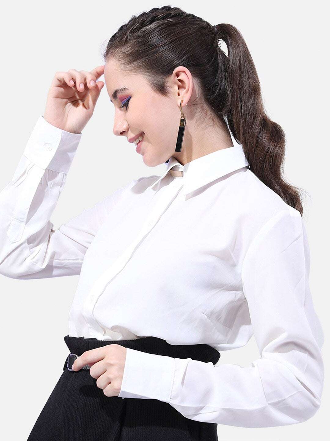 Shop Women Solid Shirt Online.