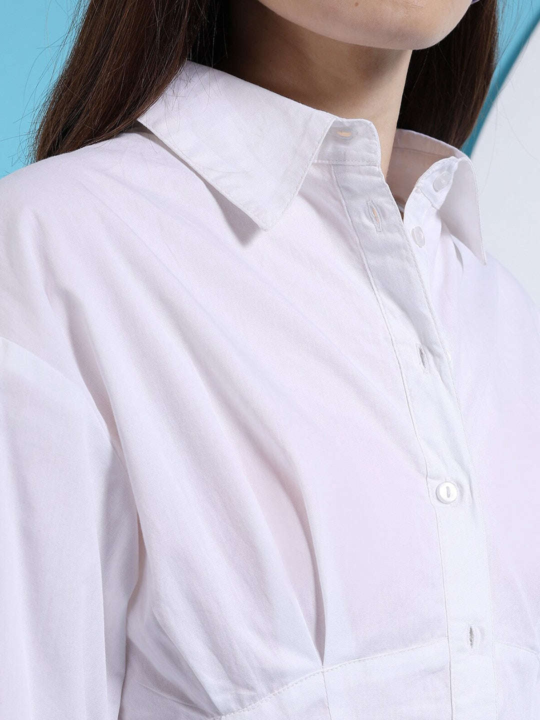 Shop Women Fit And Flare Shirt Dress Online.