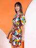 Shop Women Elasticated Waist Midi Dress Online.