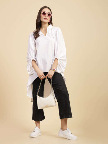 Shop Women Solid Shirt Online.