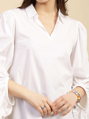 Shop Women Solid Shirt Online.