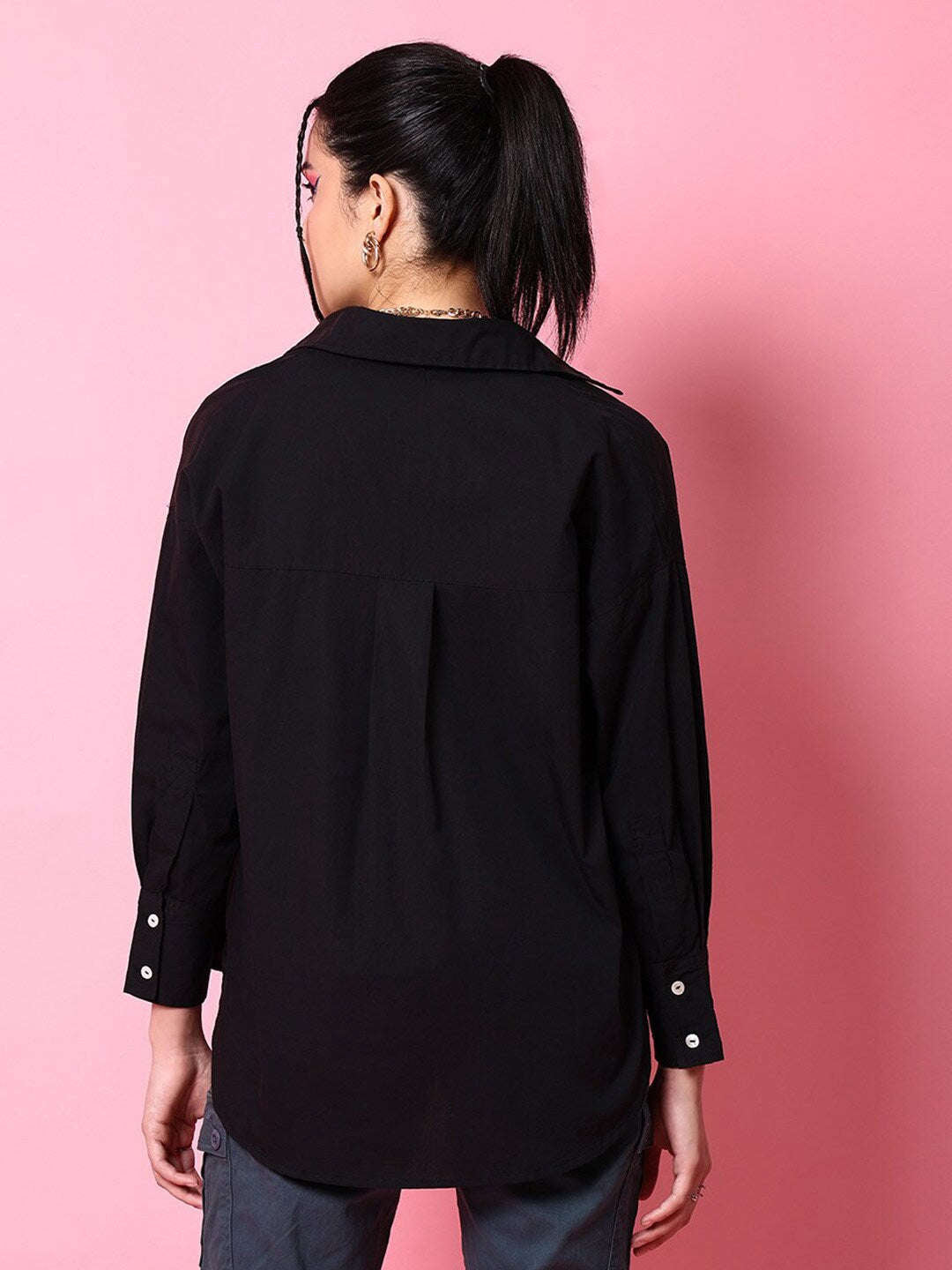 Shop Women Oversized Boyfriend Shirt Online.