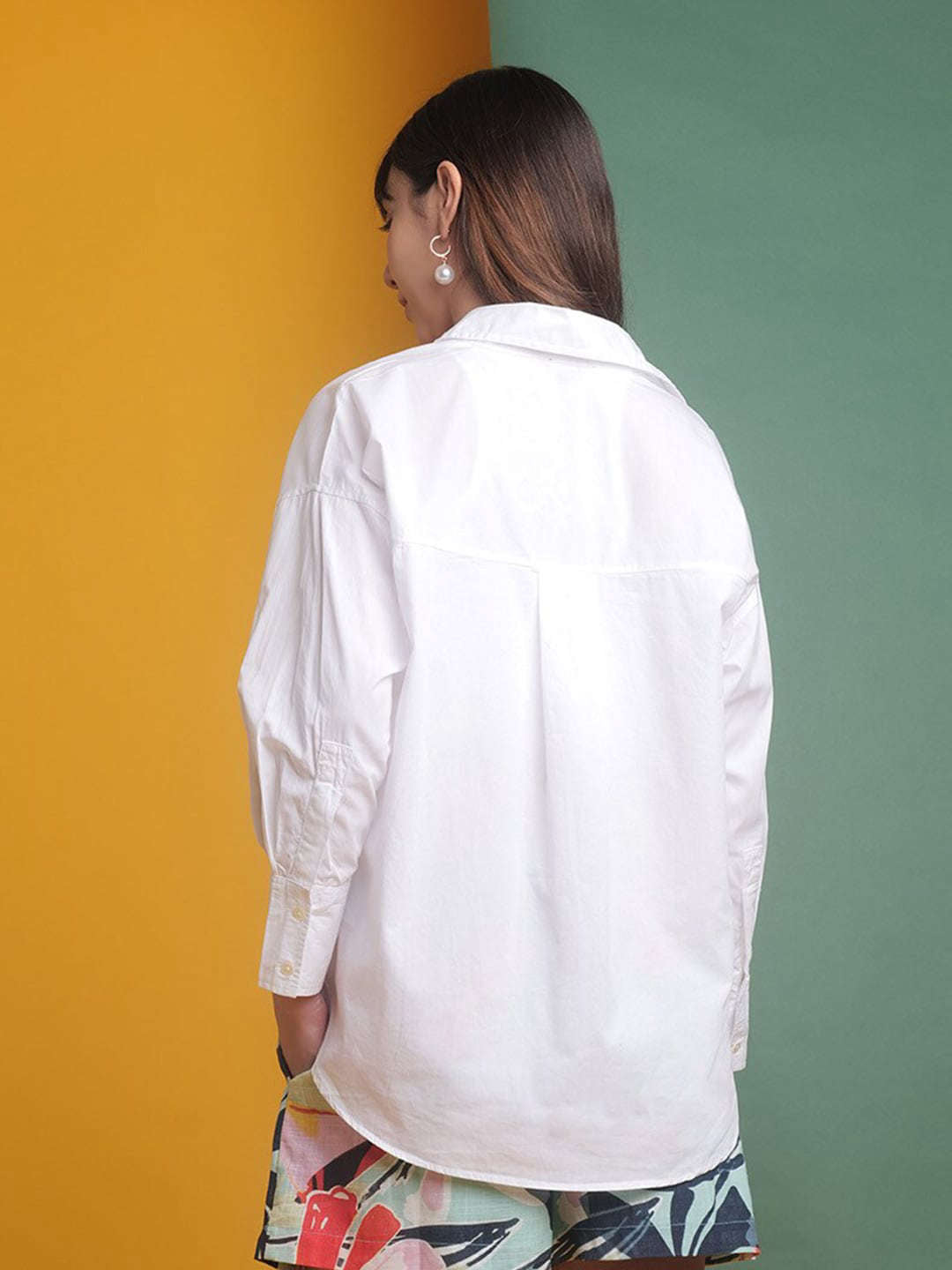 Shop Women Oversized Boyfriend Shirt Online.