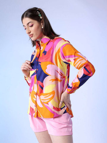 Shop Women Printed Shirt Online.