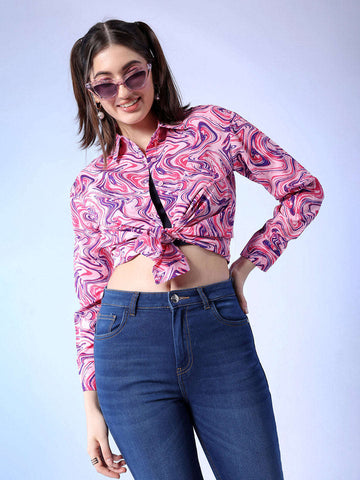 Shop Women Printed Shirt Online.
