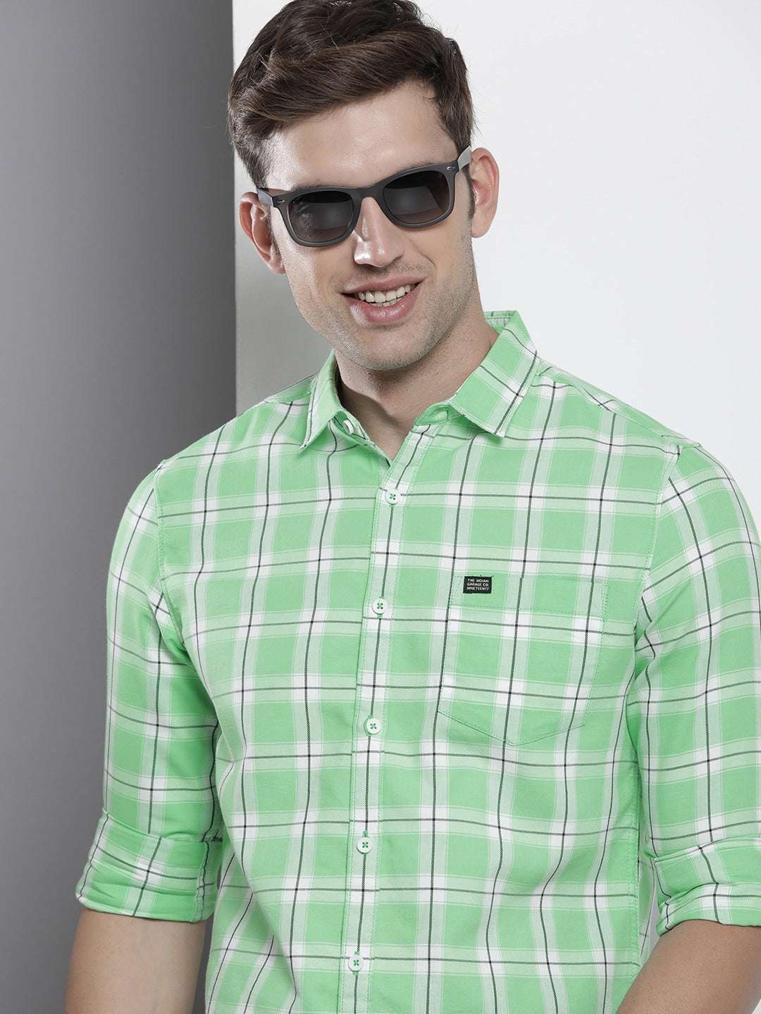 Shop Men Checkered Shirt Online.