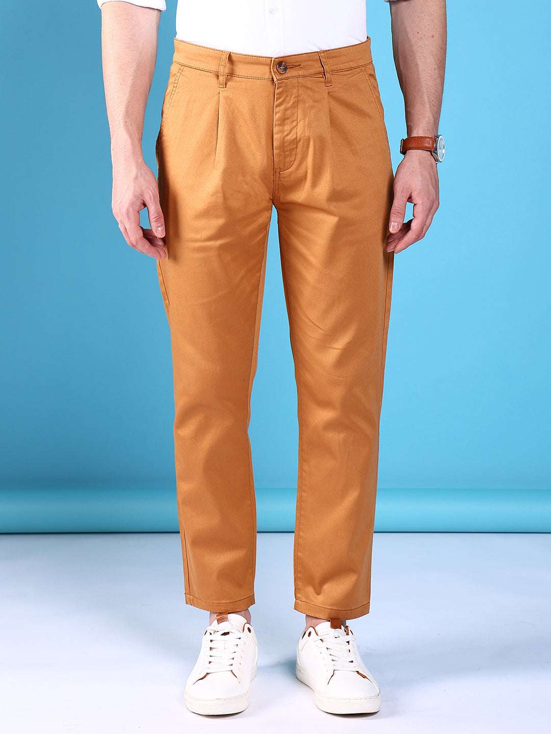 Shop Men Solid Trouser Online.