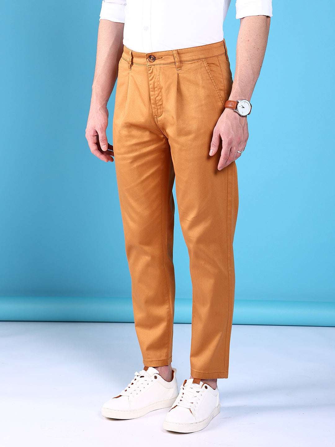 Shop Men Solid Trouser Online.