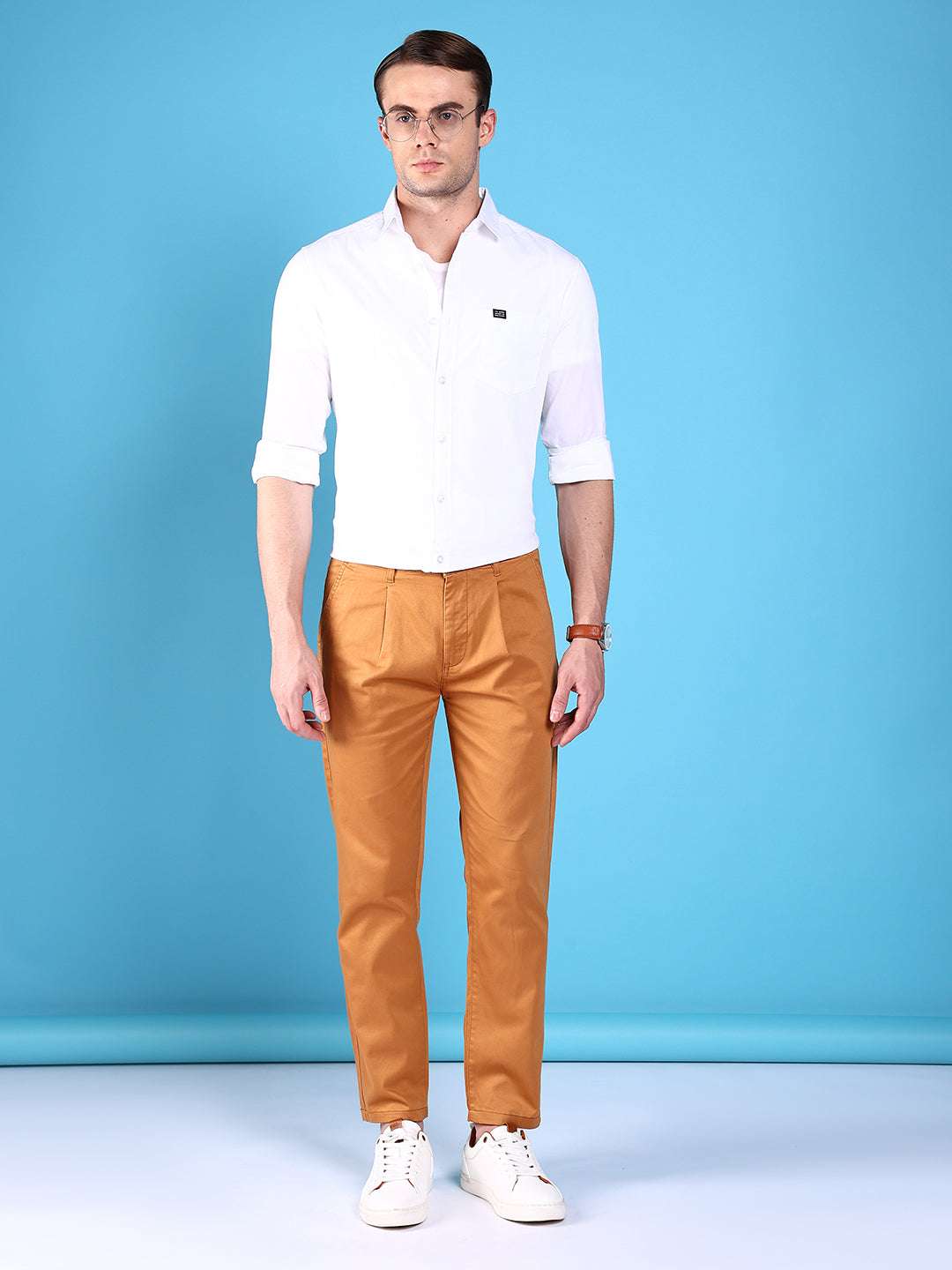 Shop Men Solid Trouser Online.