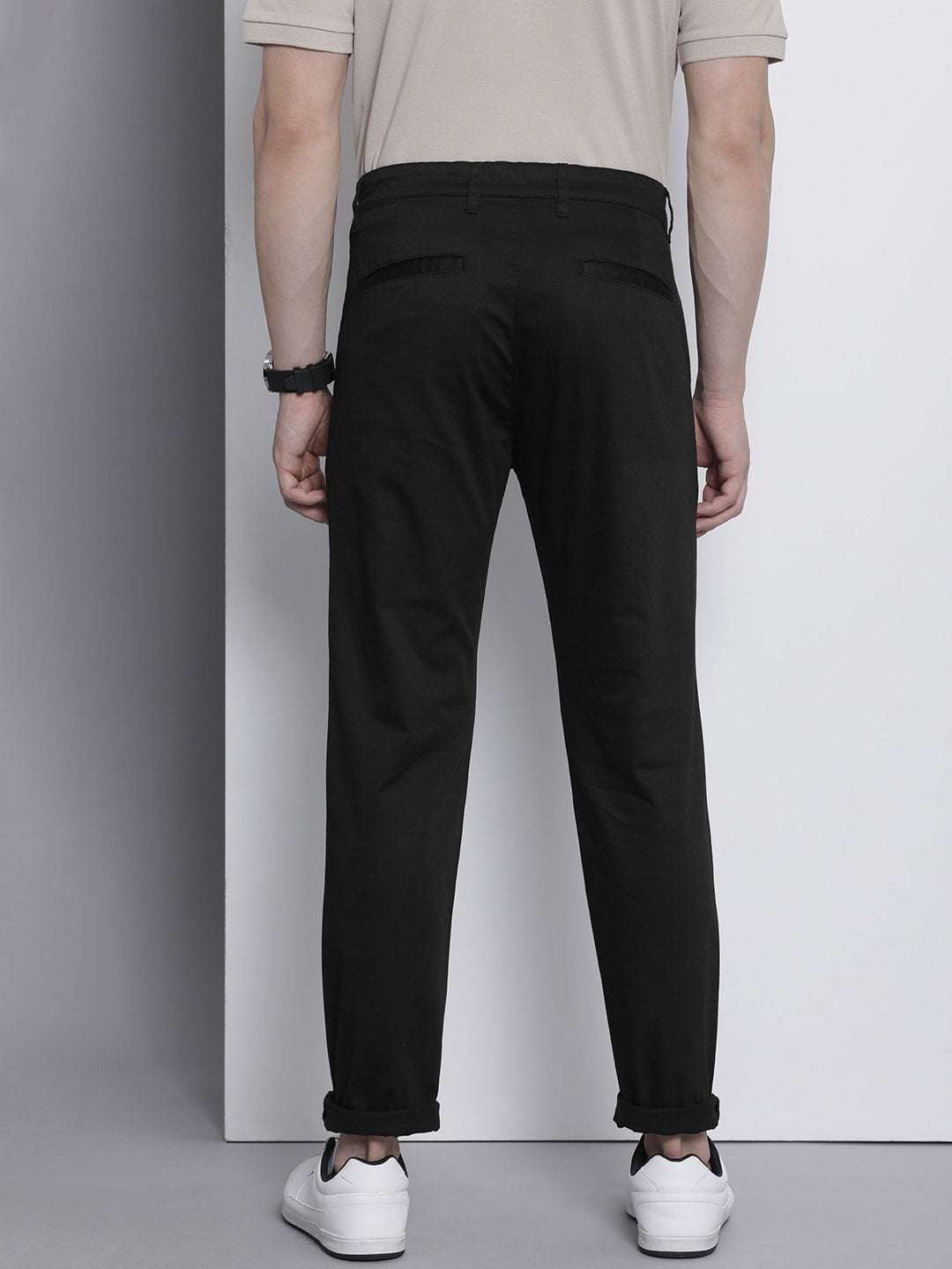 Shop Men Solid Trouser Online.