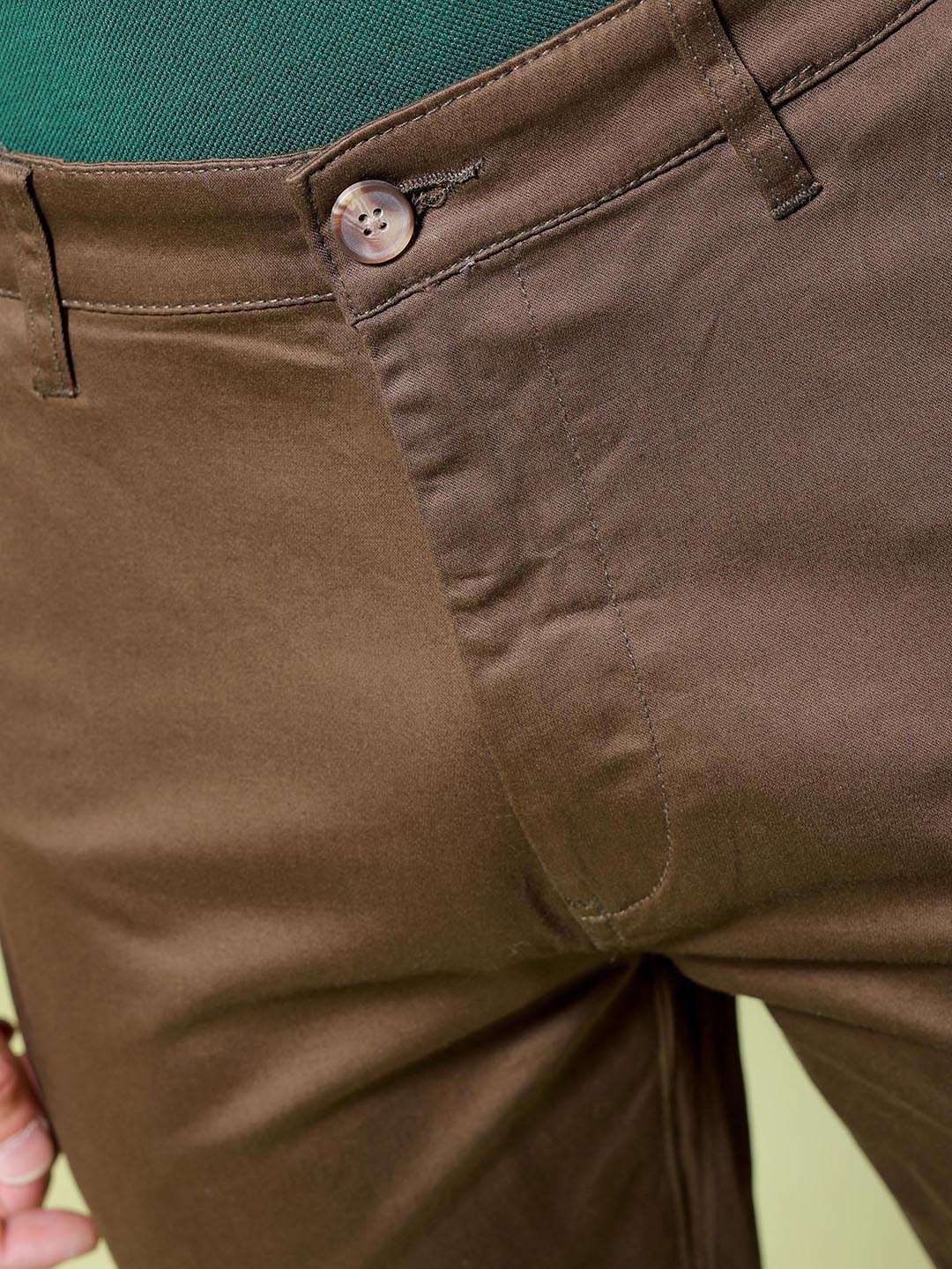 Shop Men Solid Trouser Online.