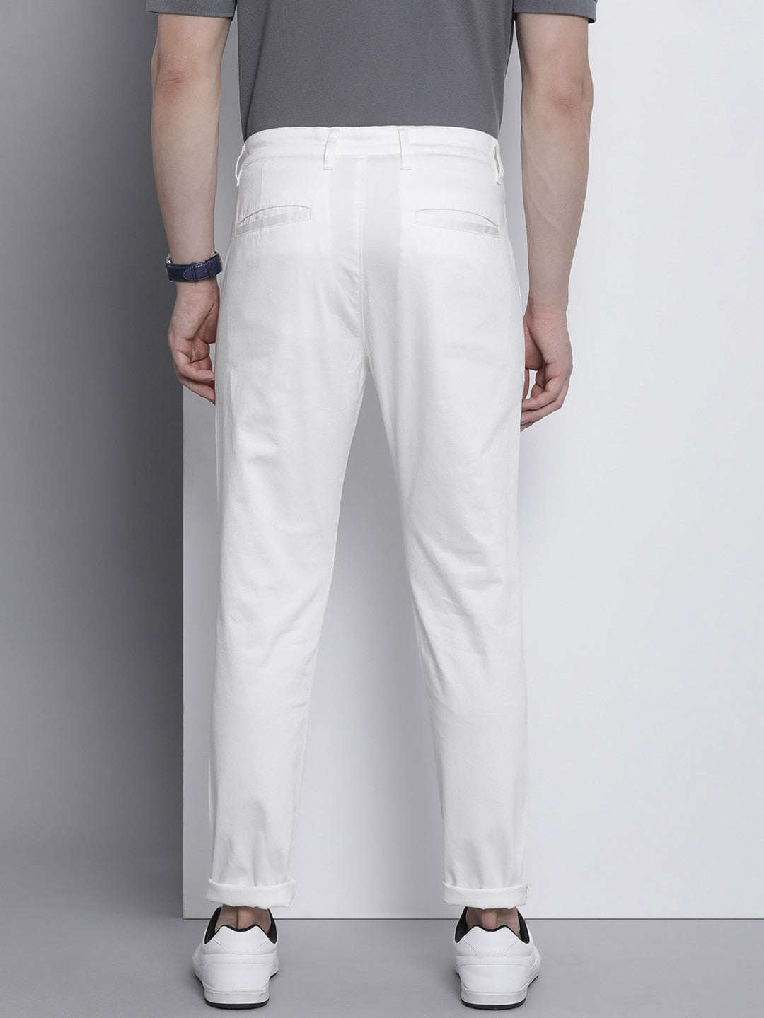 Shop Men Solid Trouser Online.