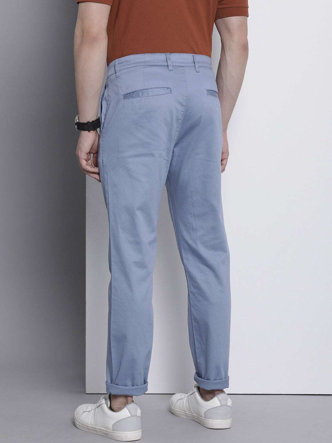 Shop Men Solid Trouser Online.