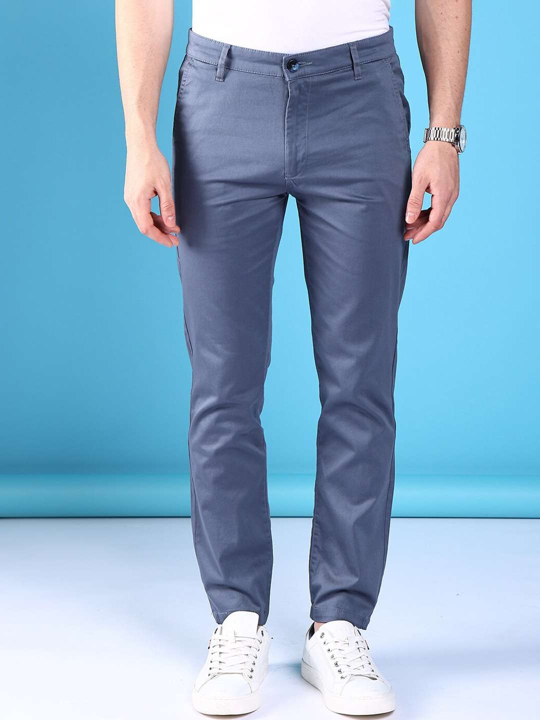 Shop Men Lycra Chino Pants Online.