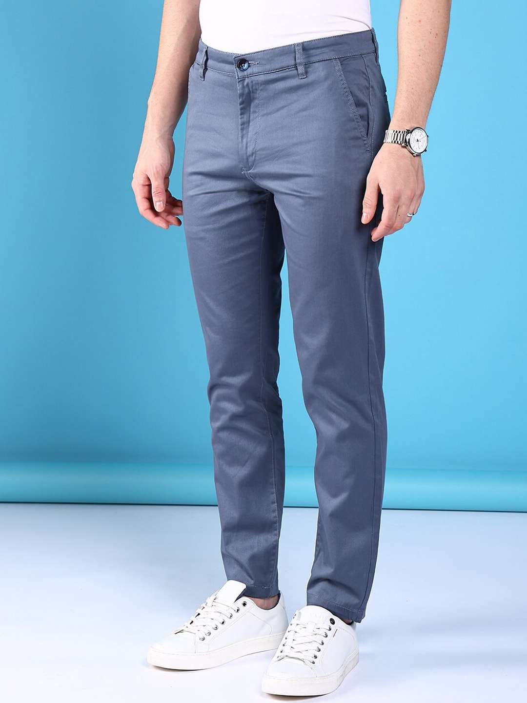 Shop Men Lycra Chino Pants Online.