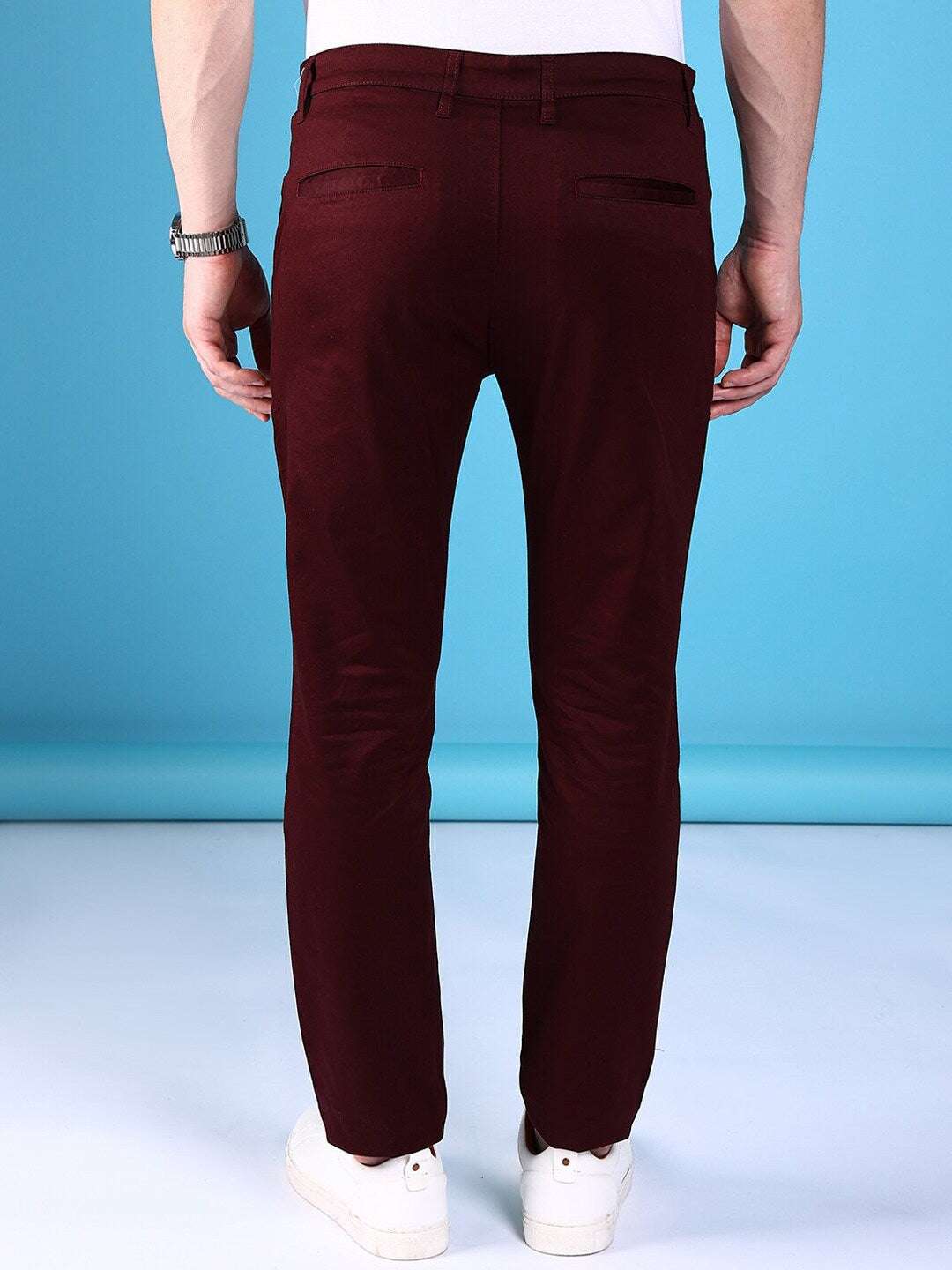 Shop Men Lycra Chino Pants Online.