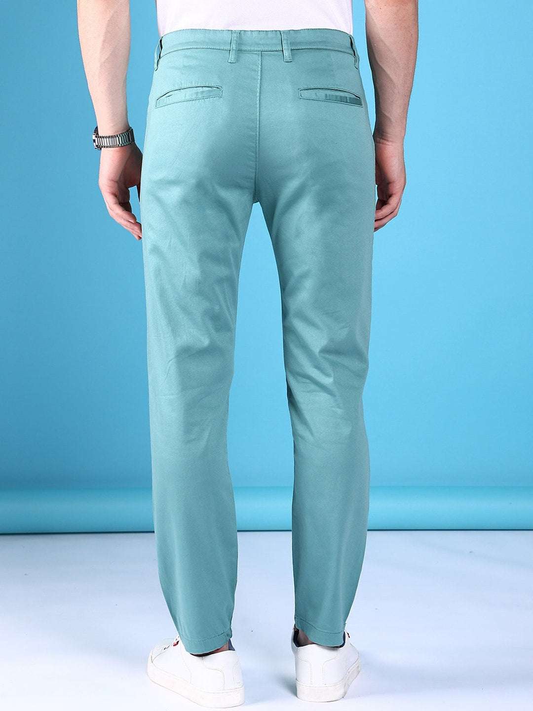 Shop Men Lycra Chino Pants Online.