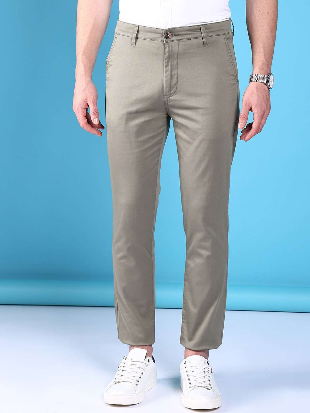 Shop Men Lycra Chino Pants Online.