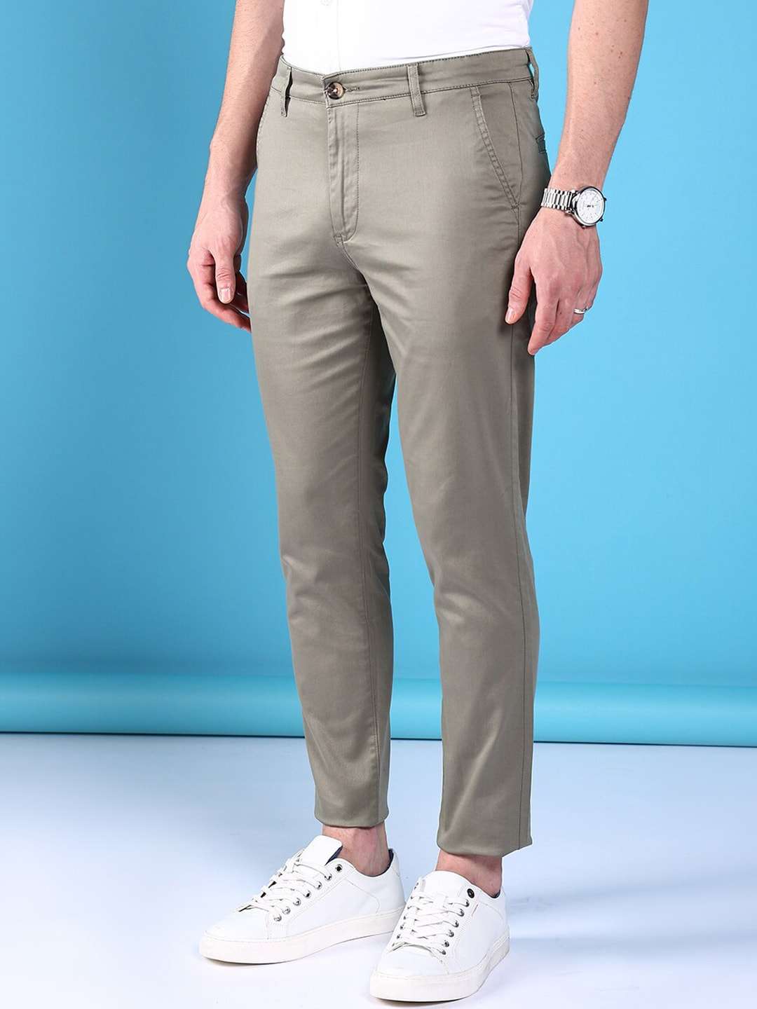 Shop Men Lycra Chino Pants Online.