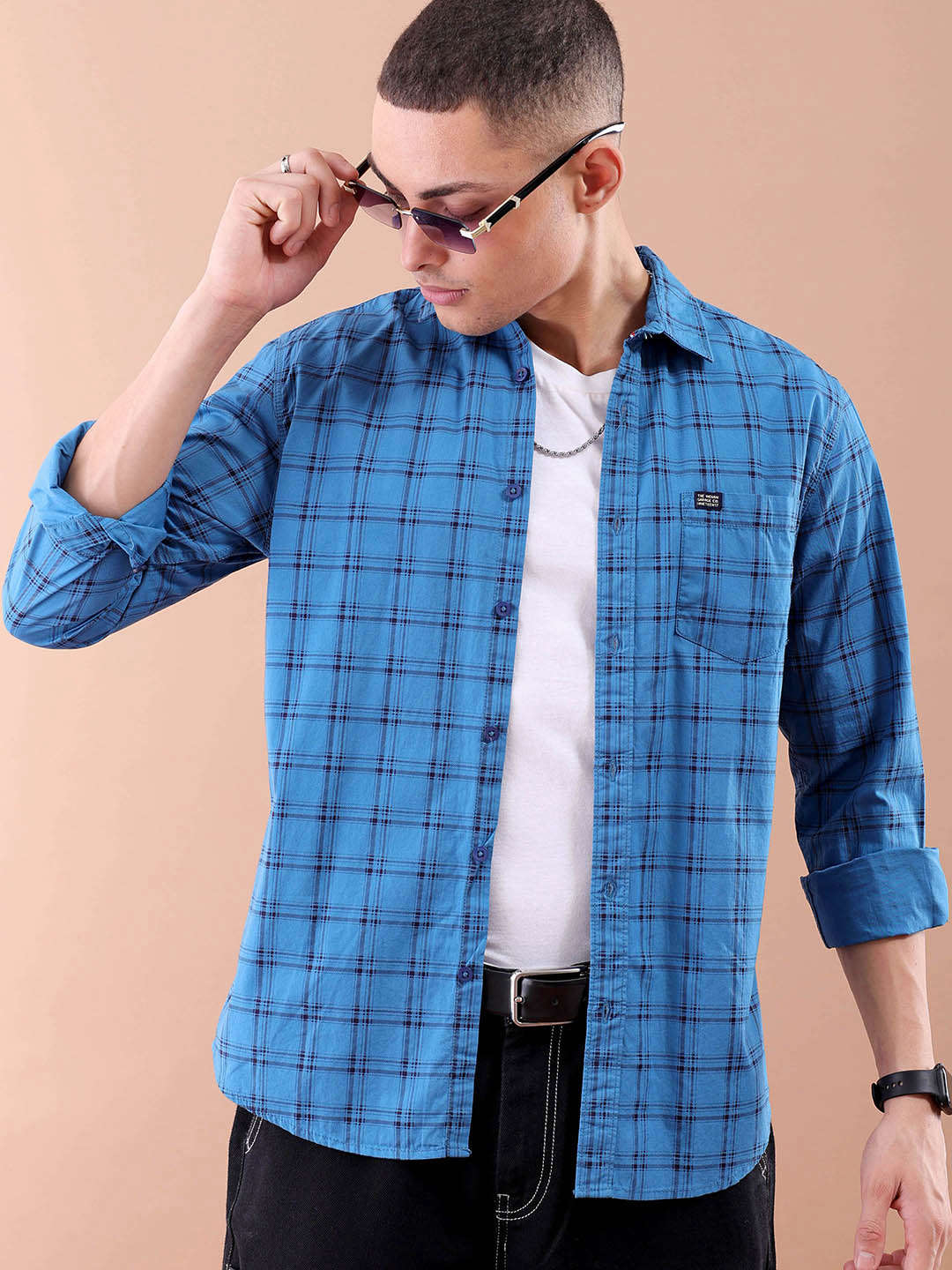 Shop Men Checkered Shirt Online.