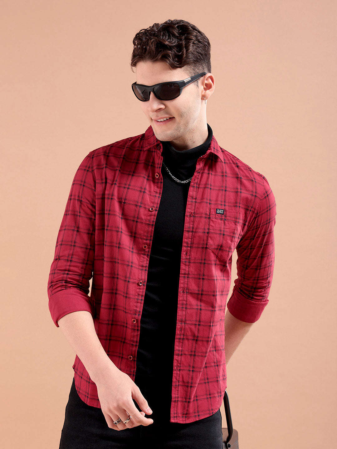 Shop Men Checkered Shirt Online.