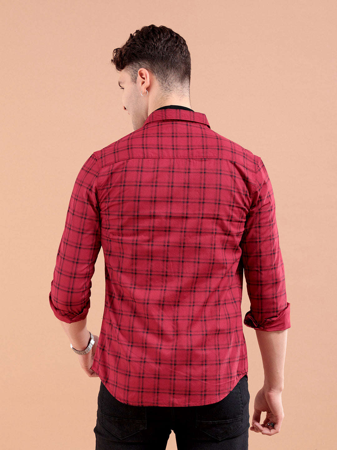 Shop Men Checkered Shirt Online.