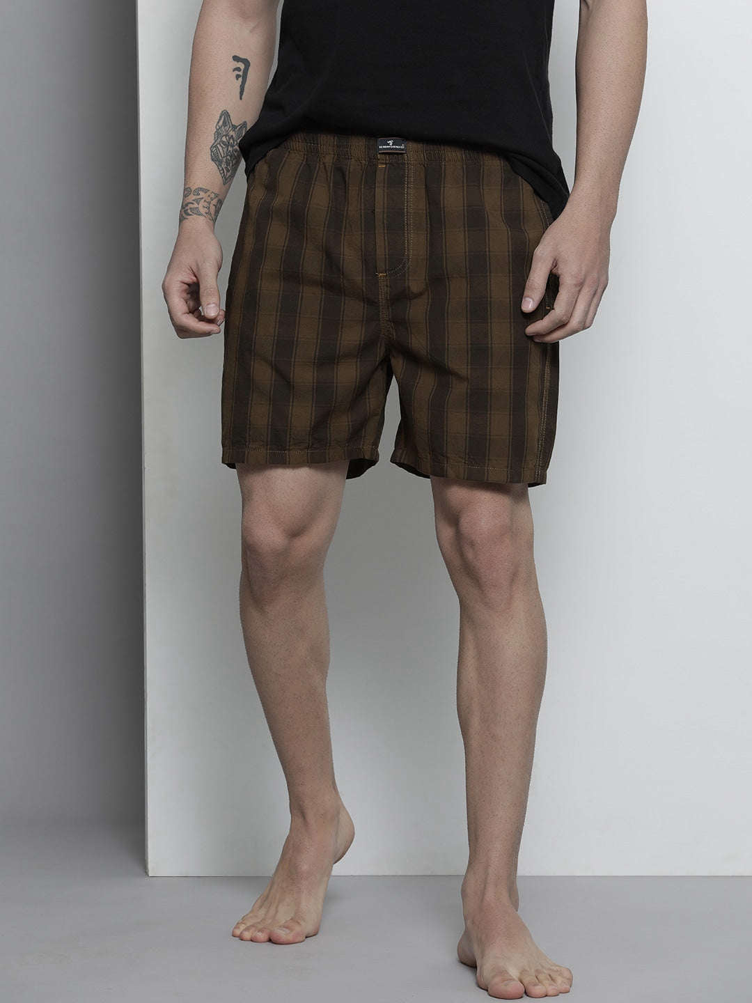 Shop Men Checks & Printed Boxers Online.