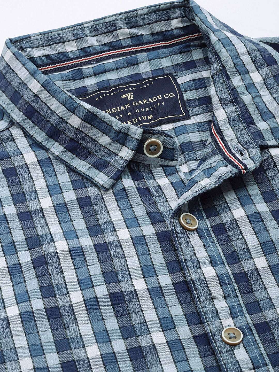 Shop Men Checked Shirt Online.