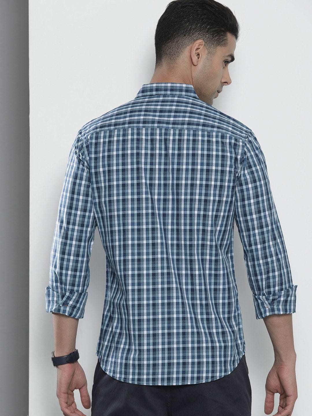 Shop Men Checked Shirt Online.