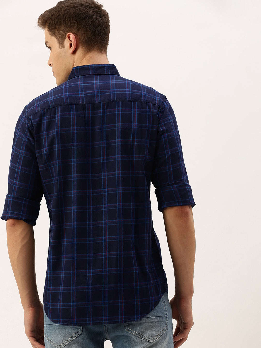 Shop Men Checked Shirt Online.