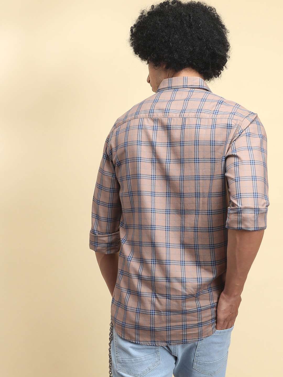 Shop Men Checked Shirt Online.