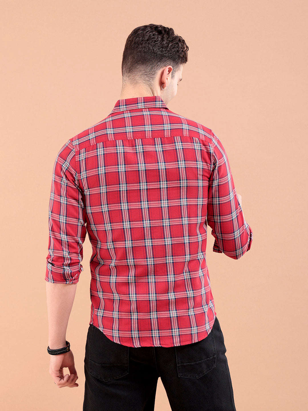 Shop Men Checks Shirt Online.