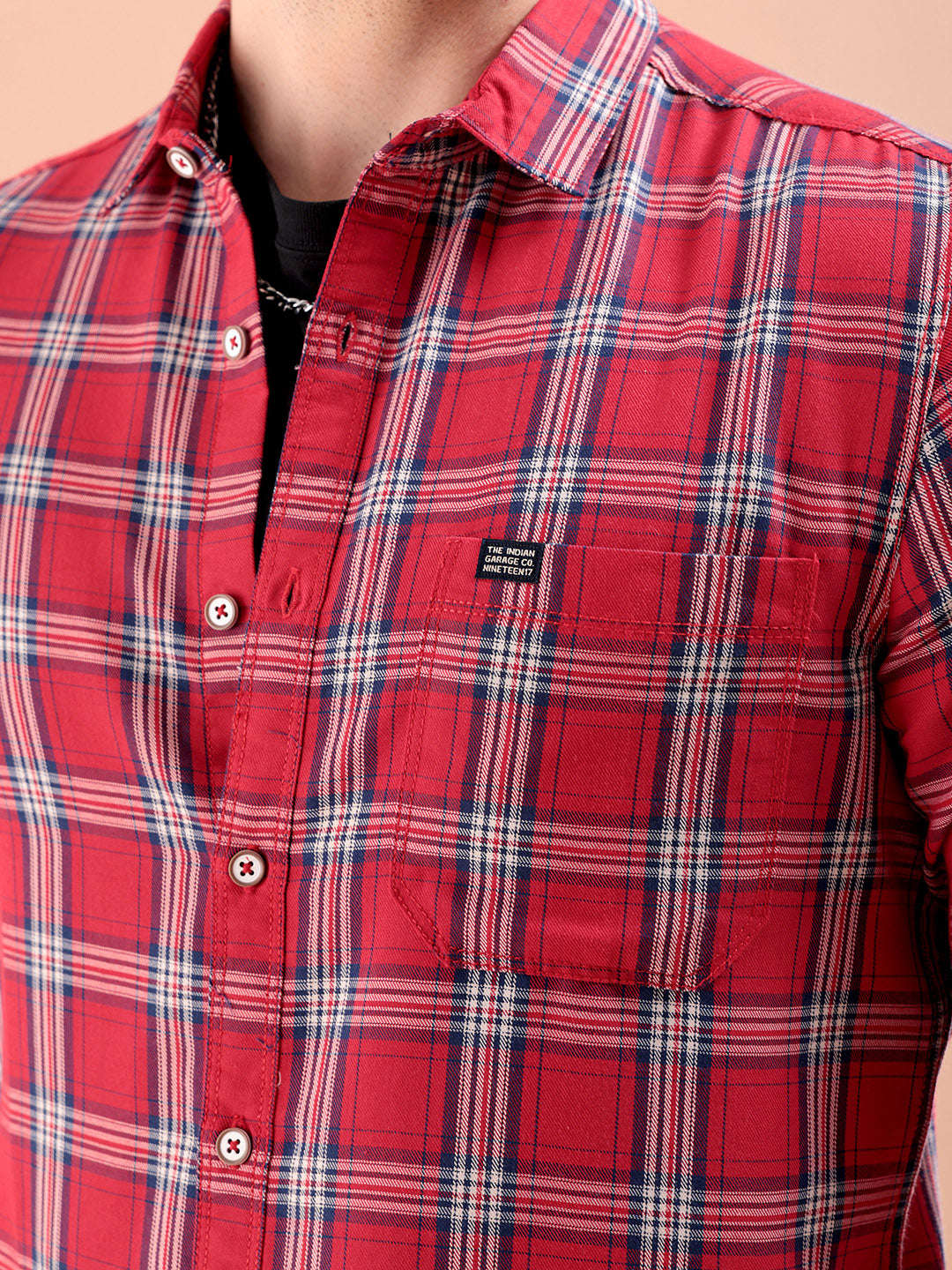 Shop Men Checks Shirt Online.