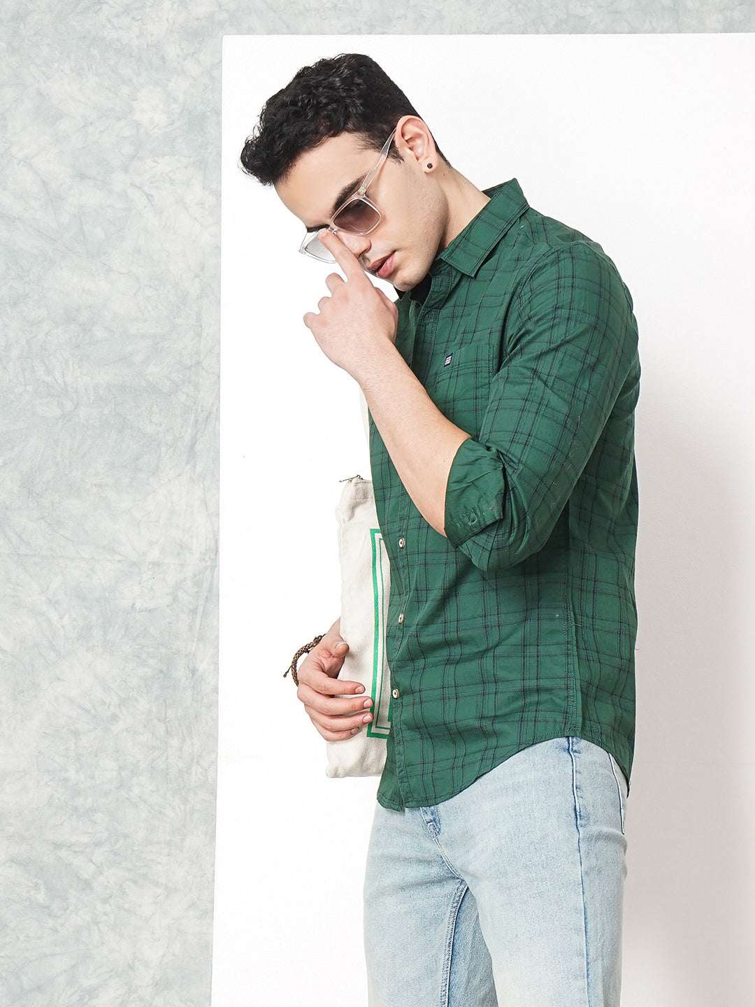 Shop Men Checks Shirt Online.