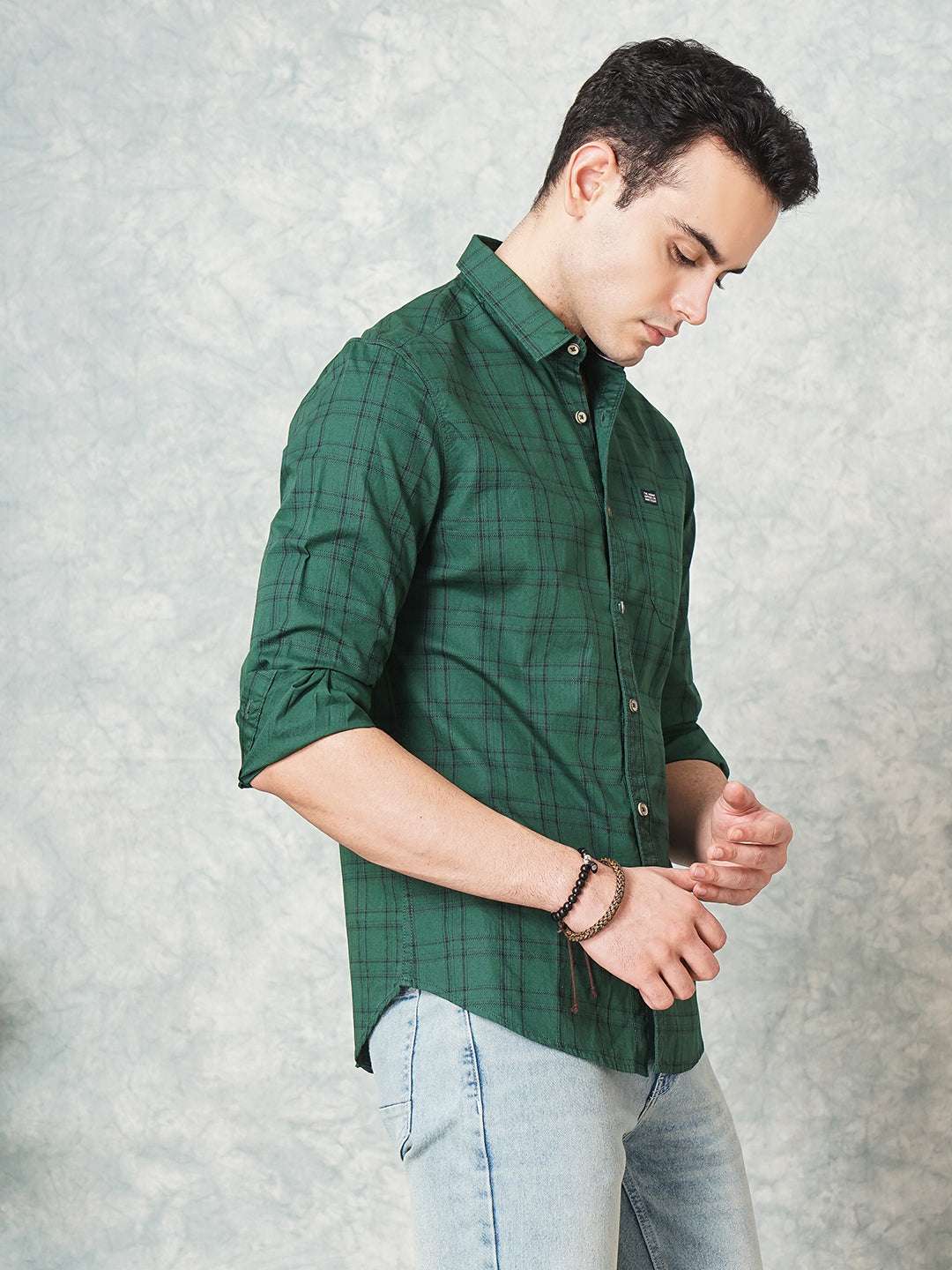 Shop Men Checks Shirt Online.