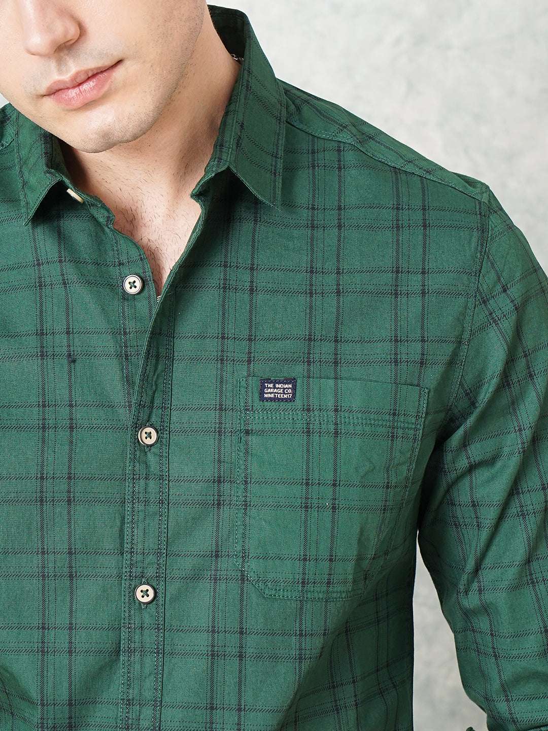 Shop Men Checks Shirt Online.