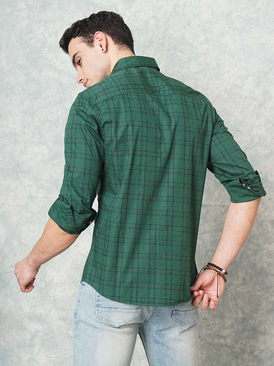 Shop Men Checks Shirt Online.