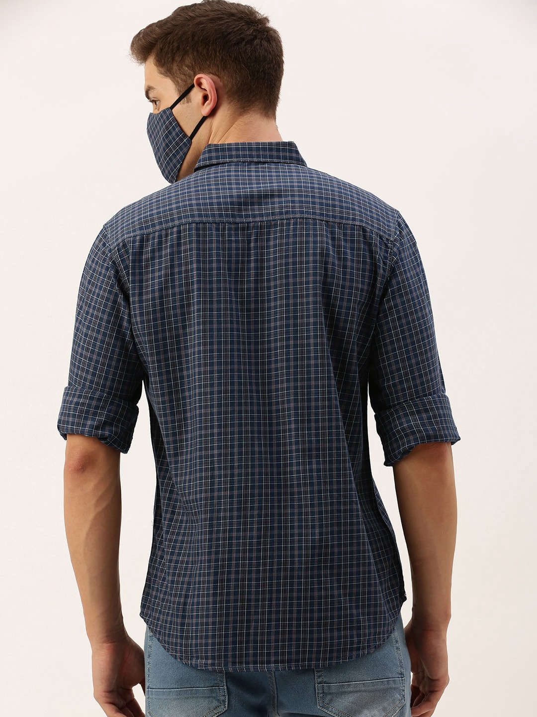 Shop Men Checked Shirt Online.