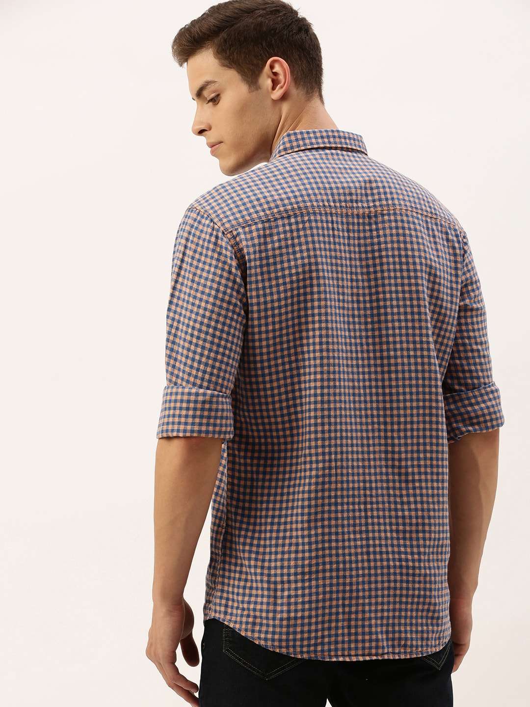 Shop Men Checked Shirt Online.